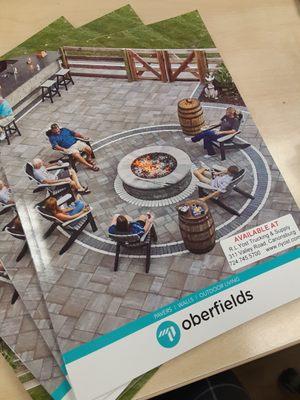 Licensed dealer of Oberfields  retaining wall block, pavers and steps