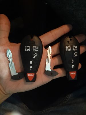 New fobik keys for a Chrysler