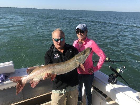 An average size fish on a Steve Jones charter