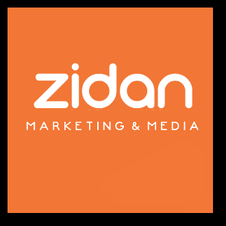 Zidan Marketing brand example.