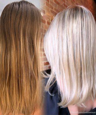 GORGEOUS BLONDING TRANSFORMATION