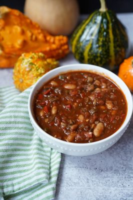 Vegan Butternut Squash Soup & Vegan Chili Made In House