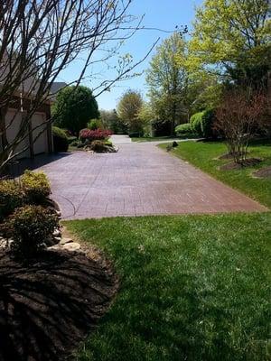 A patio we cleaned and sealed