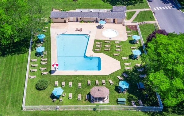 Our heated outdoor swimming pool and wading pool are guarded by certified lifeguards.