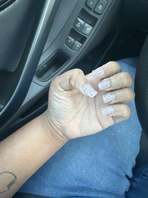 The nails I got ...