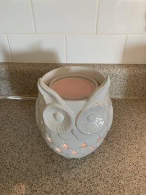 I'm in LOVE with this owl warmer.