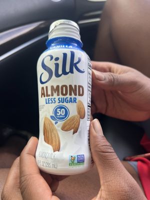 Vanilla Almond Non-dairy beverage in a bottle!!