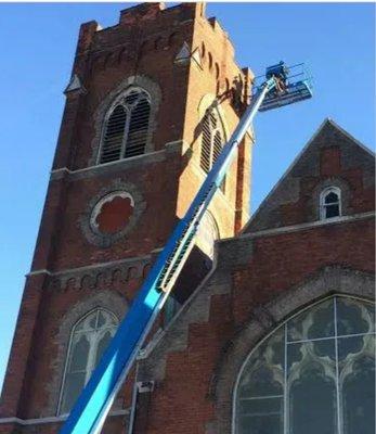 Bell Tower Rsetoration
New Harmony Church