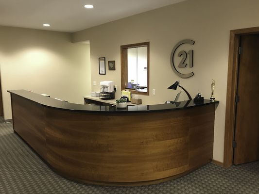 CENTURY 21 Affiliated Janesville, WI office front desk