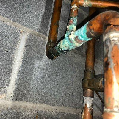 Plumbing leak? No problem! We can fix that!