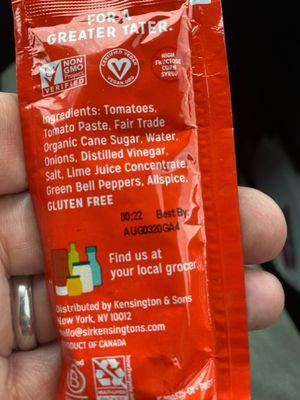 Expired ketchup from Whole Foods   Gross