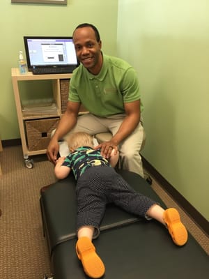 Our little one LOVES getting adjusted! He crawls right up & lays down. Dr. Anderson is gentle and sweet with them