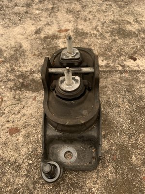 Left broken motor mount