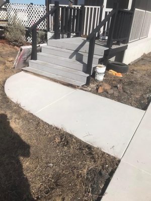 A 8x4 sidewalk