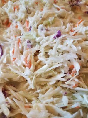 Traditional cole slaw, made fresh daily