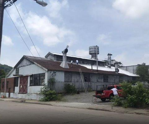 Industrial Metal Roof Repair and Seal