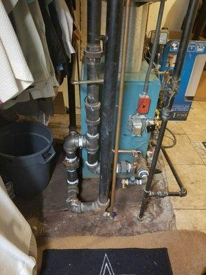 Furnace piping replacef