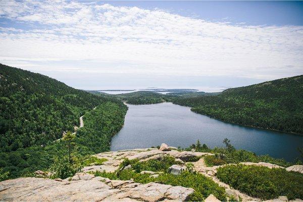 Hiking in Acadia just minutes from the house