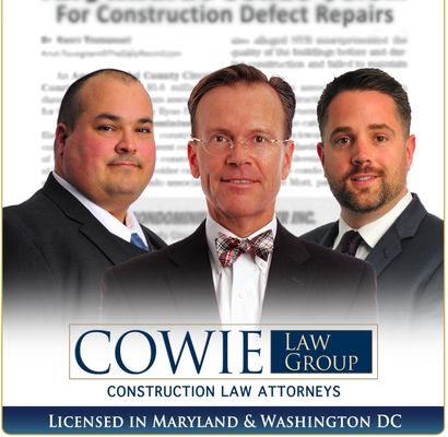 COWIE LAW GROUP, P.C. (formerly Cowie & Mott) 410-327-3800 | 202-670-6289 | 301-830-8315