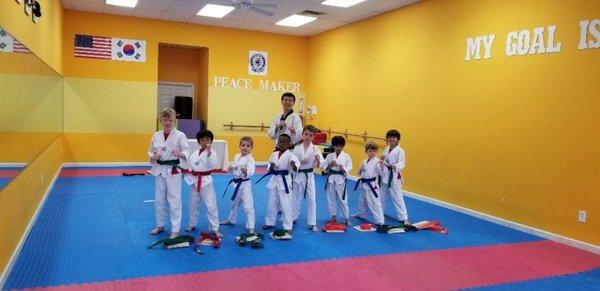 PMA Taekwondo help students to develop Confidence, respect, persevere, Focus and discipline.