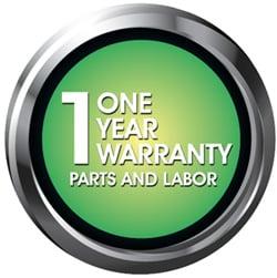 All our repairs come with a 1 Year Parts & Labor Warranty.