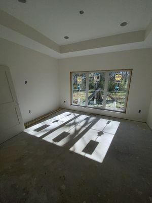 Drop ceiling framing/painting