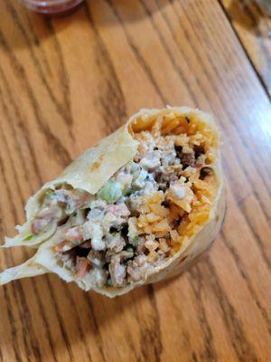 Carne asada super burrito