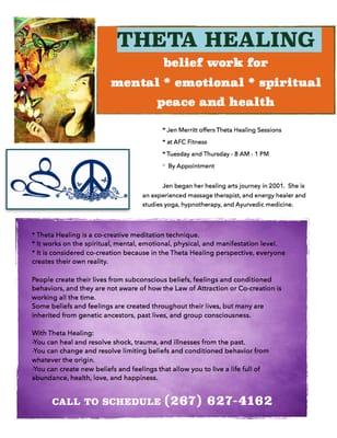 Theta Healing:  Tools for balancing emotional and mental health