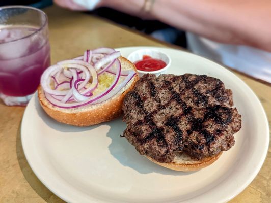 August 28, 2022; Brunch burger ($16).