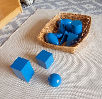 Looking for Montessori work rugs, containers or traditional Montessori materials.