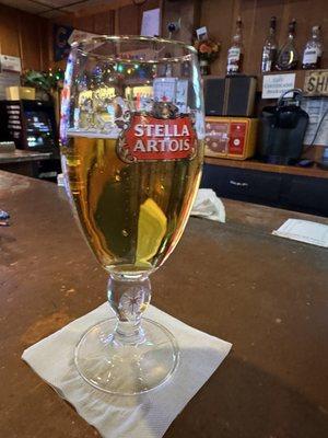 Stella served how a Stella should!