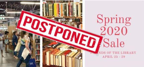 Spring 2020 sale has been postponed due to Covid-19 concerns.