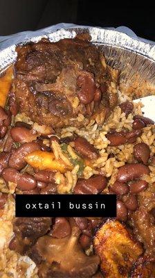 Oxtail stew peas