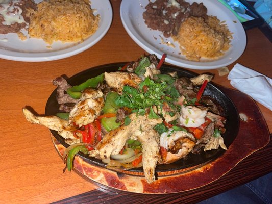 Delicious chicken fajita