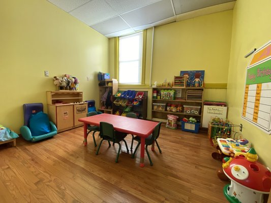 One of our spacious rooms the children have so they can play!