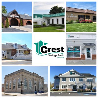 Crest Savings Bank's Financial Center Locations Cape May County, NJ