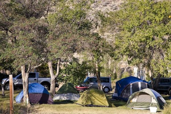 Tent camping!