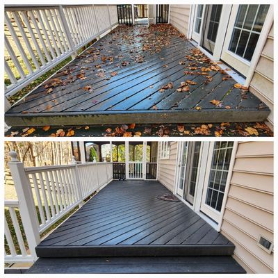 Deck cleaning