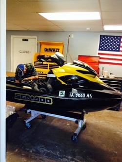 Jetski rentals, repairs, and inventory to sell. Anything from an oil change to complete engine replacements.