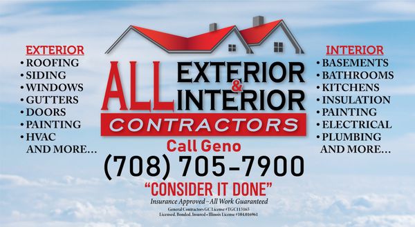 All Exterior / Interior Remodeling