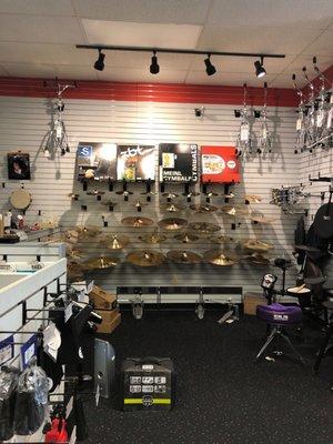 Cymbal/Drum Accessory Section.