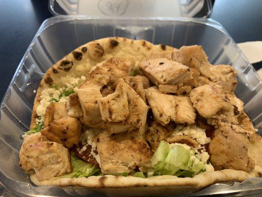 Great Chicken on Pita