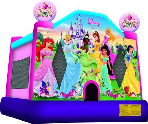 Disney Princess Moon Jump Inflatable Interactive