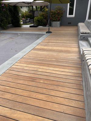 Ipe deck (before)