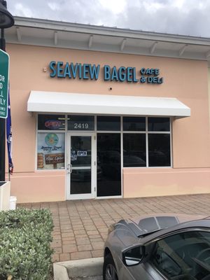 New facade Seaview Bagel and Deli