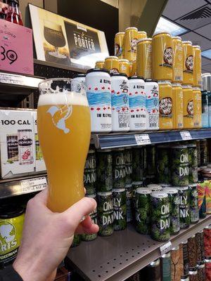 drink a beer while you shop around!