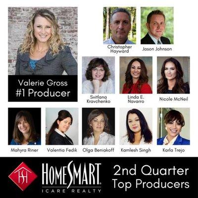 Valerie is a consistently top-ranked real estate agent, recently grabbing the #1 spot!