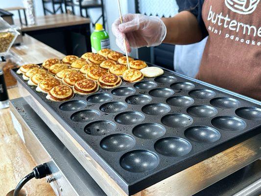 Pancakes in the making!