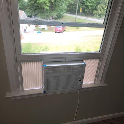 Window unit install.