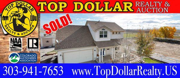 Home Sold Brighton, CO Top Realtor in Brighton CO 80601 80602 80603